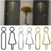 Acrylic Toilet Sign Sticker Men Women Black Gold Silver Washroom Sign Sticker Accessories DIY WC Signage Board Shopping Mall