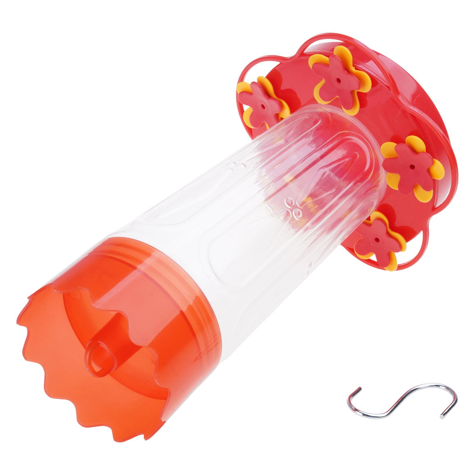 

Outdoor Hanging Bird Feeder Red Hummingbird Feeders with 5 Feeding Ports Easy Cleaning Garden Garden Yard Red Color B
