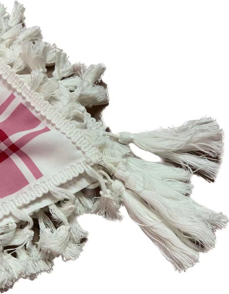 New Four-Sided Tassel Arabic Headscarf - Square Tactical Scarf for Outdoor Muslim Wear