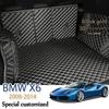Leather Car Trunk Mat For BMW X6 2008-2014 E71 Cargo Liner Accessories Interior Boot