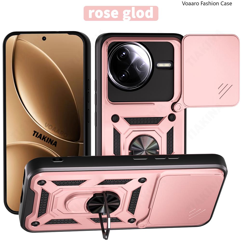 Rotate Slide Lens Funda for Xiaomi Redmi K80 Pro 5G Case for POCO F7 Ultra Armor Case Magnetic Ring Stand Holder Back Cover