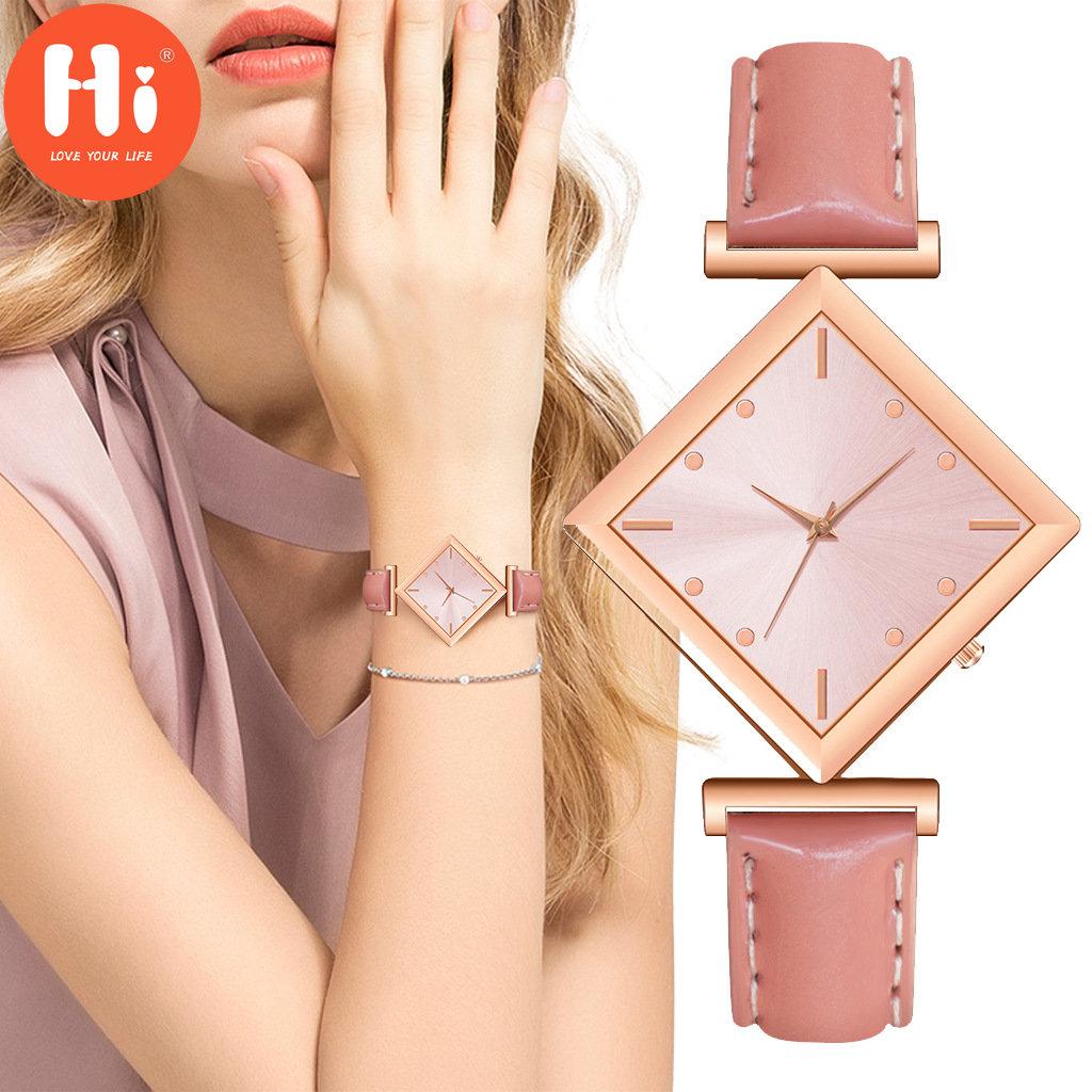 

Привет модные часы Роскошные женские кварцевые часы Водонепроницаемые женские часы Женские наручные часы