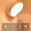 LED Motion Sensor Night Light ABS 360 Degree Rotating Rechargeable Induction Wall Lamp for Stair Clo