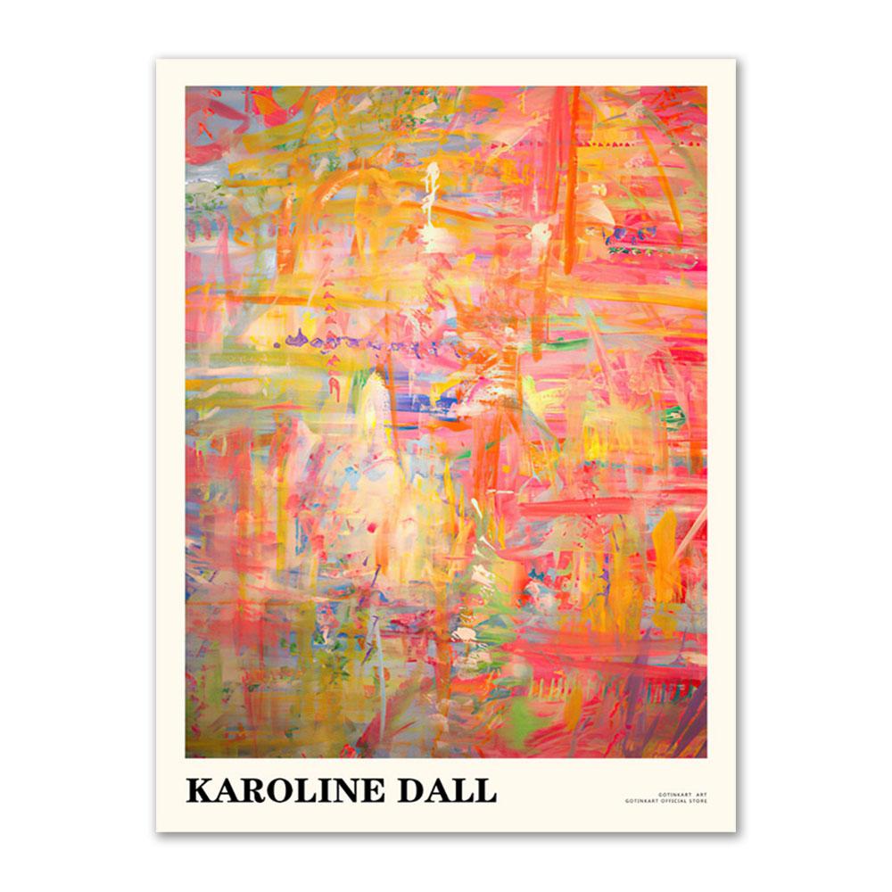 

Красочные абстрактные акриловые краски, холст, живопись, постеры и принты, грязные скандинавские настенные художественные картины для гостиной, домашний декор, искусство 21x30cm No Frame