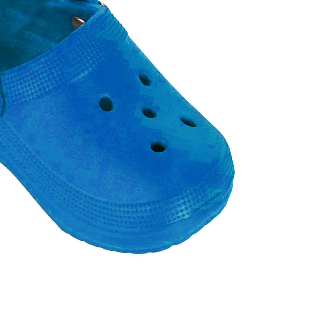 Keychain Mini Cute Silicone Portable Slipper Keychain for Schoolbag Handbag Gift Lake Blue