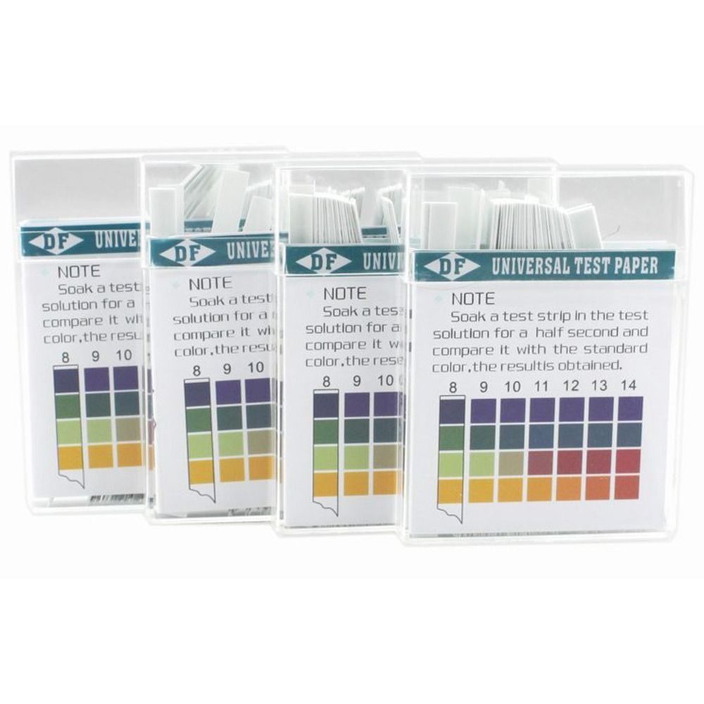 100 Strips Litmus Testing Kit Alkaline Acid Indicator PH Value 0-14 PH Meters Paper  for Laboratory