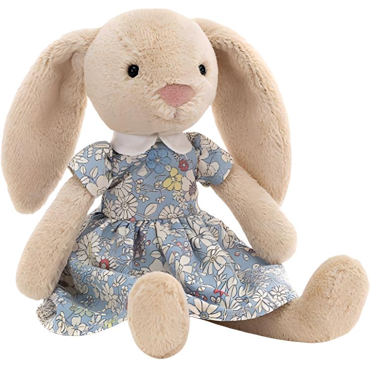 

JELLYCAT Bunny Collection Floral Gown Lotti Dolls Plush Doll 27cm Height