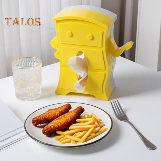 Niedlicher Taschentuchbox-Halter, kreative Form, lebendige Farbe, rutschfestes Design, Papierhalter mit großer Kapazität, platzsparende Schreibtischdekoration