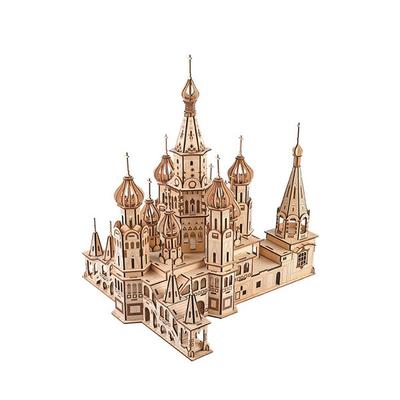 Woods St. Basil Cathedral 3D Three Dimensional Puzzle Korea 3d Puzzle