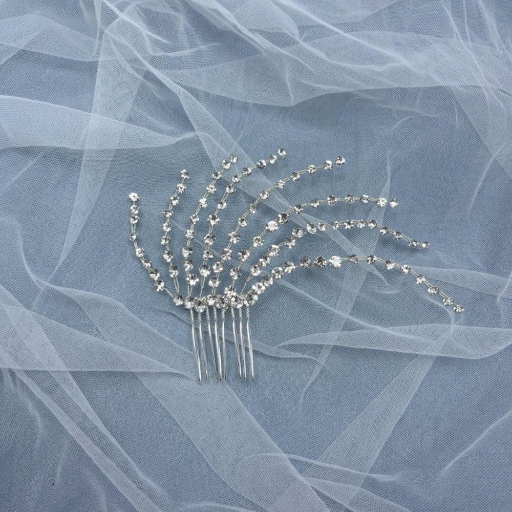 Sparkling Bride Crown Tiaras Elegant Wedding Hair Accessories Banquet Event