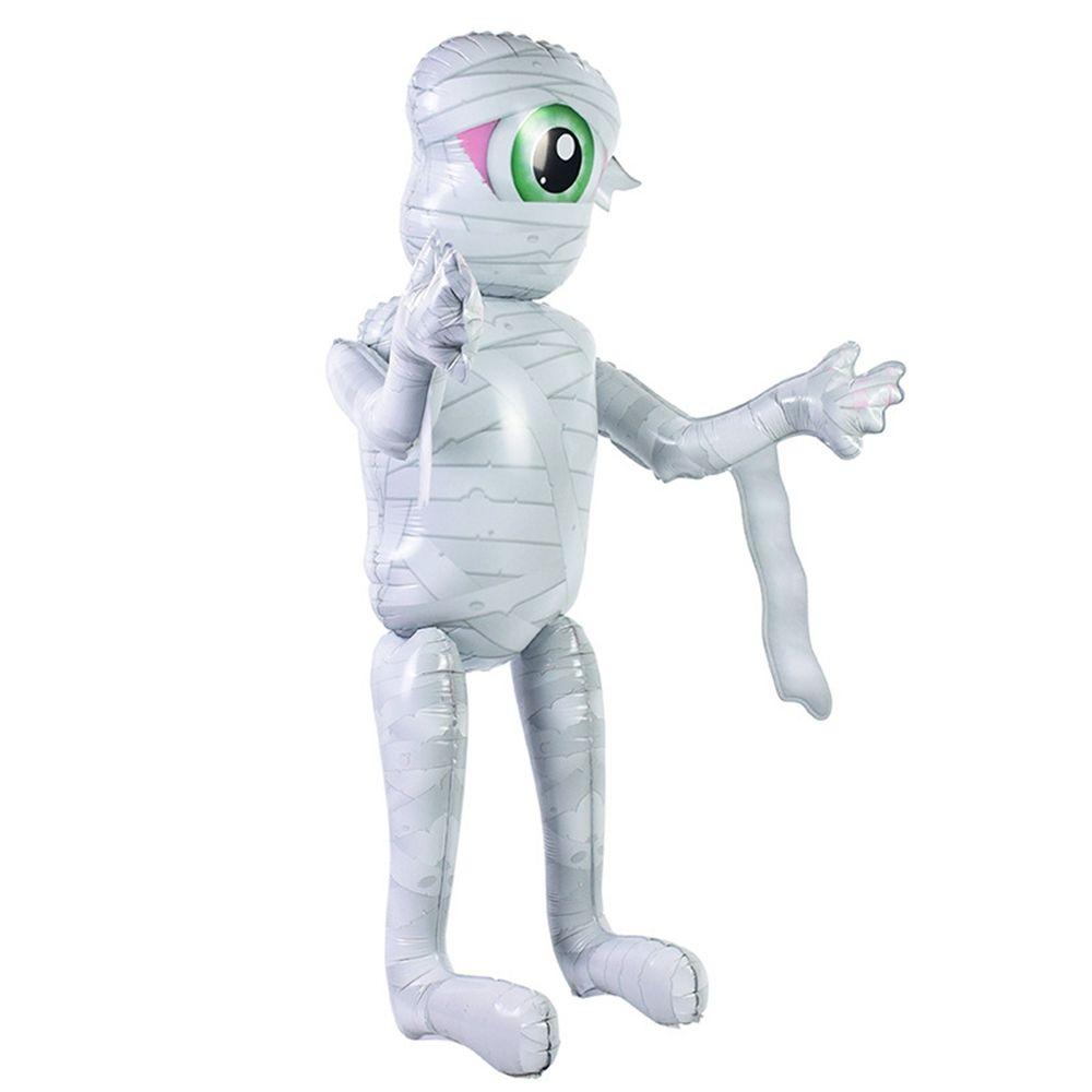 Stück Cartoon Muster Kreativ Großer Mumienballon Aluminiumfolie Skelettballons Partyzubehör Riesenballons Halloween Deko