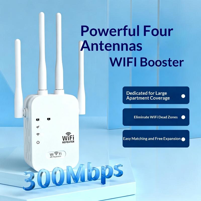 1200Mbps Wireless WiFi Repeater Signal Extender Booster Fast Transmission for Home Office Commercial Use