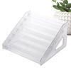 Acrylic Risers Display Stands 7 Tiers Large Capacity Clear Acrylic Card Display Stand Stylish Fragrance Shelf Home Organization
