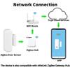ZigBee Door Sensor Magnetic Contact Detector Real Time Alarm Security Monitor for Smart Home Works with Tuya Alexa Google Home