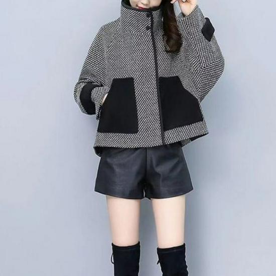 2022 Fall/Winter Short Woolen Coat - Stylish, Youthful, Loose Fit for All-Occasion