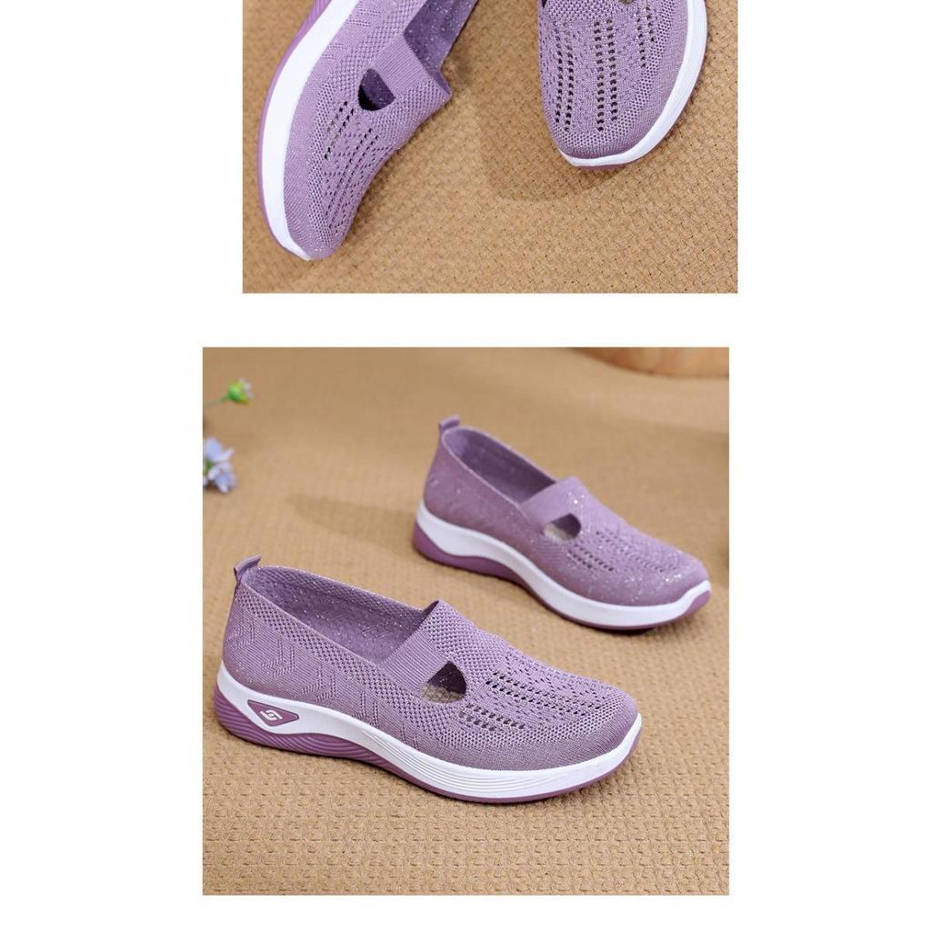 Ladies' Summer Breathable Casual Sports Shoes, Lightweight and Comfortable, Sports Shoes for One Foot, Perfect Choice for Outdoor Wear All Season