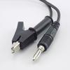 2 stücke Test Kabel 1M Lange Krokodilklemme zu Bananenstecker Test Kabel Doppel Draht Klemme Draht Für test Sonde Multimeter