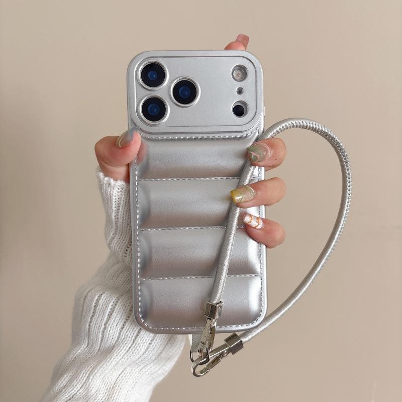 Autumn and winter wave three-dimensional down jacket iPhone11Promax mobile phone case Korean Apple 11P protective case