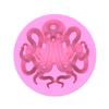Octopus Sugar Cake Silicone Mold Decorate Party Birthday Wedding Baby Shower Cuttlefish Silicone Molds Tear Resistance
