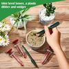 Mini Seeds Spreader Set Manual Sowing Seeds Dispenser Handheld Seeds Sower for Tiny Seeds Garden Transplanting Planting
