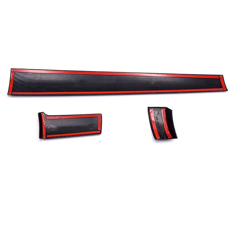 3 st för Honda Civic 10:e generationen 2016-2021 Mittkonsol Instrumentpanel Ramlist Trim Högerstyrd Vänsterstyrd