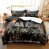 Hip Hop Heavy Metal Maiden 3-piece Cartoon Anime Duvet Cover Sets For Adult Boy bedroom Luxury Printed Bedding Set