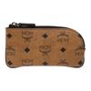 Aren Visetos Monogramm Schlüsselanhänger mit Kette Beschichtetes Canvas Geldbörse Clutch Mini Unisex Geldbörsen Braun Cognac MXKDSTA01CO001