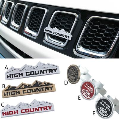 Emblème de calandre automatique pour Je + ep 4x4 Grand Cherokee Commander Compass Liberty Wrangler Rubicon, décor de montagne de neige