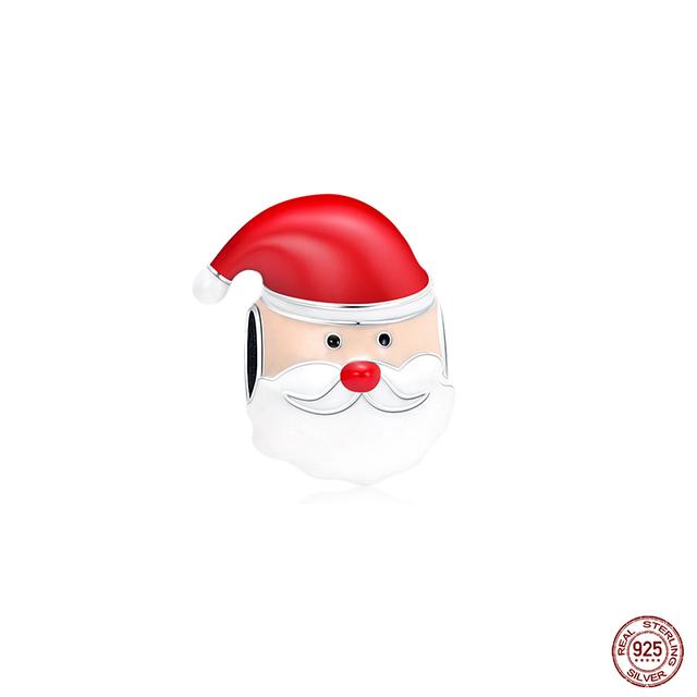 New 925 Sterling Silver Red Color Series Heart Shape Charms Beads Lucky Jewelry Gifts