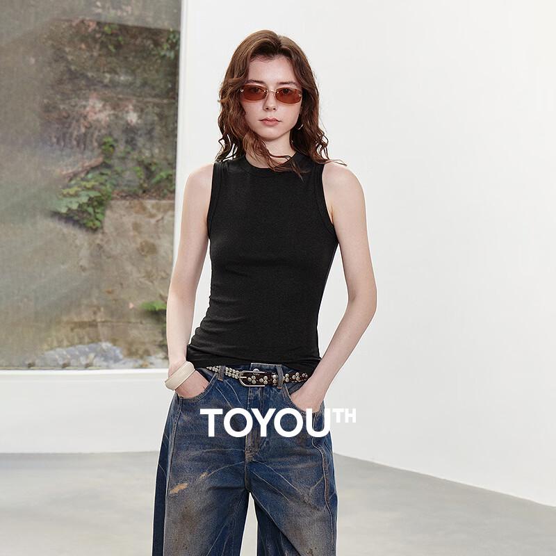 Chuyu Women s Tencel Linen Blend Sleeveless Vest Top S
