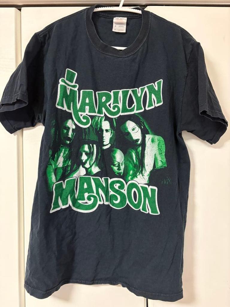 Marilyn Manson Vintage T-shirt M Bootleg Design Unisex Graphic Top