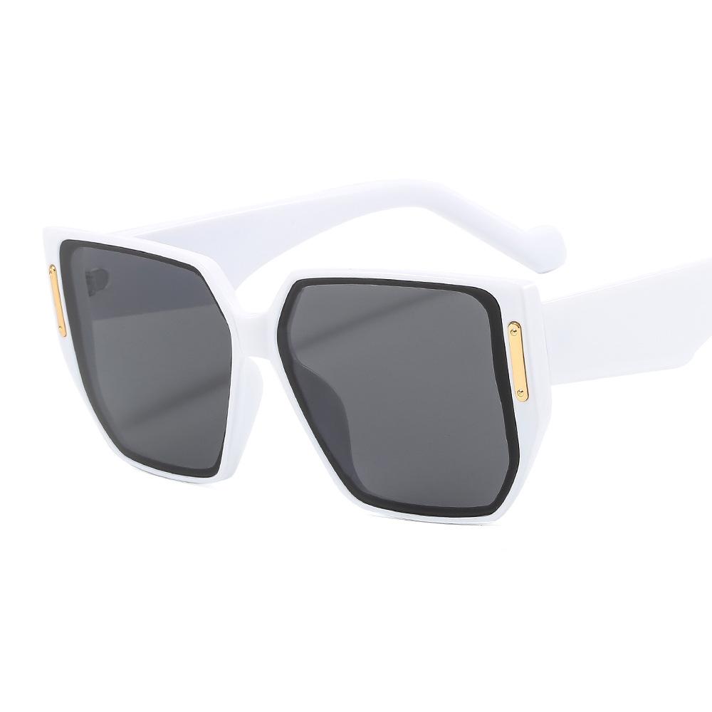 New Fashion Popular Trendy Oversized Black Women Sunglasses Big Frame Square Uv400 Sun Glasses Sunglasses Custom Logo