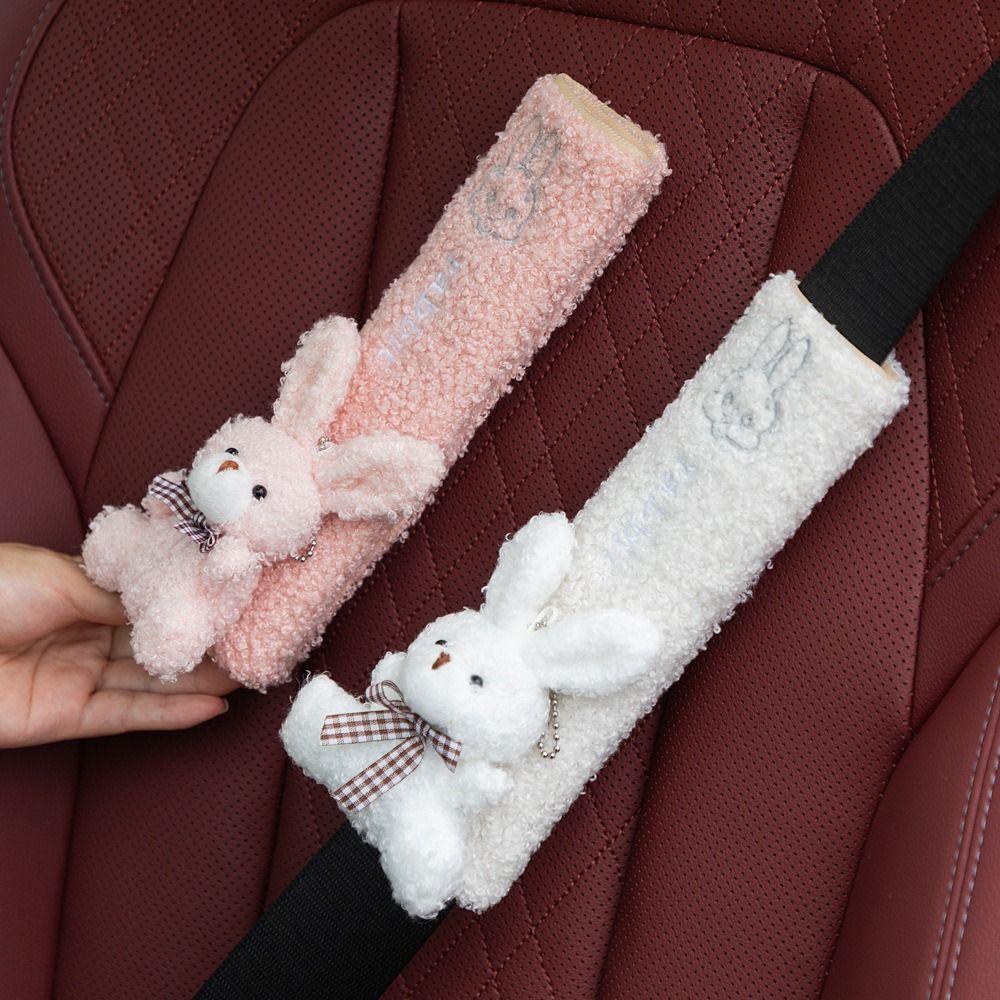 Cartoon Seat Belt Shoulder Guard Polyester Seat Belt Protector New Car Shoulder Protector Car