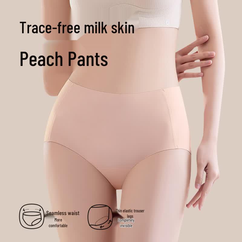 Langsha Women's Ice Silk Antibacterial Seamless Briefs