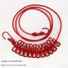 1Pc Scalable portable travel clothing line, indoor clothing drying line, outdoor camping accessories
