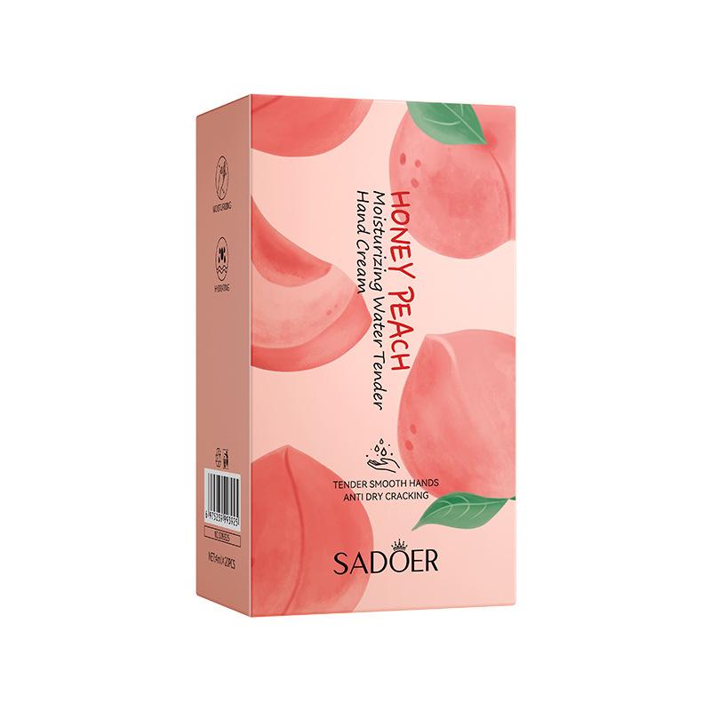 20 Piezas Caja de Crema de Manos Pura Inglesa SADOER Aguacate Melocotón Pomelo Crema de Manos Hidratante