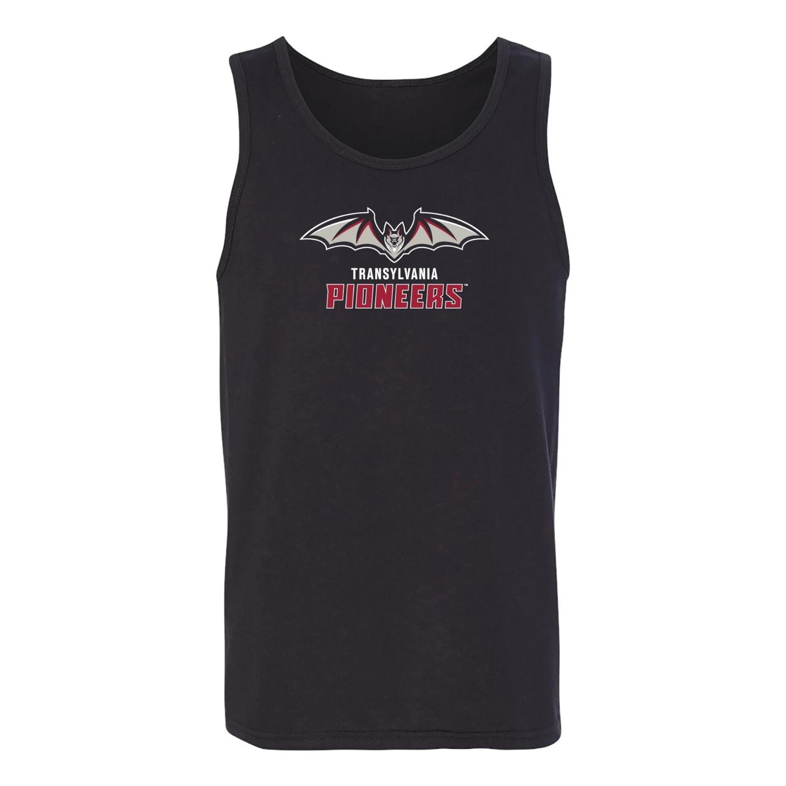 Transylvania University Pioneers Primary Logo Sports Team Tank Top - Black S
