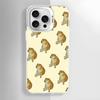 Funny Dog Banana Cat  Phone Case For iPhone 16 15 14 13 12 11 Pro Max White Matte Laser Metallic Aurora Funda