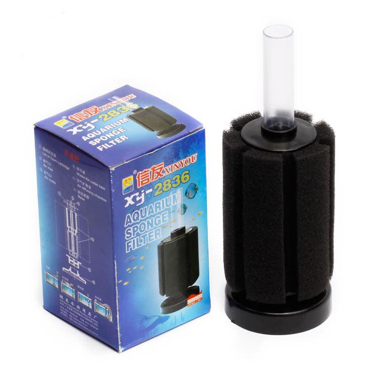 Xinyou Fish Tank Filter - Water Sprite Biochemical Cotton, Oxygenation Air Lift, Models XY-2835, 2836, 168