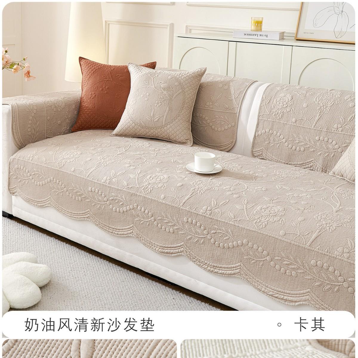 

Ретро Французская Ткань для Подушки Дивана из Чистого Хлопка Нескользящий Чехол на Диван Универсальное Полотенце для Дивана на Все Сезоны Новая Китайская Подушка для Сиденья 70*70cm