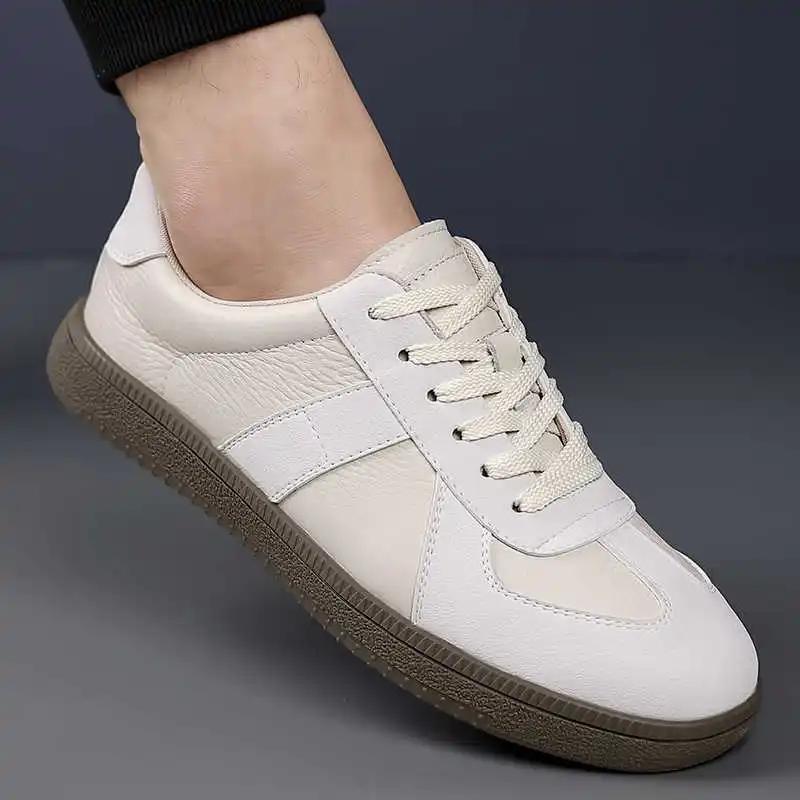Fashion Autumn-spring Platformed High Sneakers For Men Boots Beige Nude Color Shoes Sport Baskette High-tech Trainers Luxe Tenus
