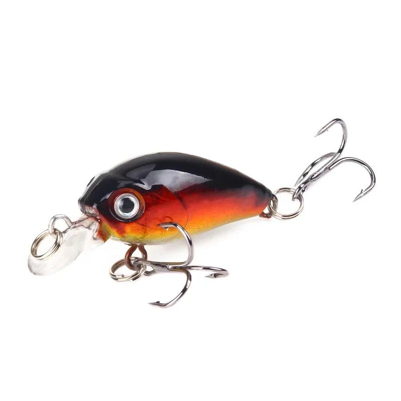 4.5cm 4g 1pcs Mini Minnow Fishing Lure Crank Wobblers Hard Bait Jig TopWater SwimBait Crankbait Carp Bass Pesca Fishing Tackle