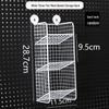 Pegboard Wall Organizer with Hooks - No-Drill Storage Rack for Entryway or Study Room.