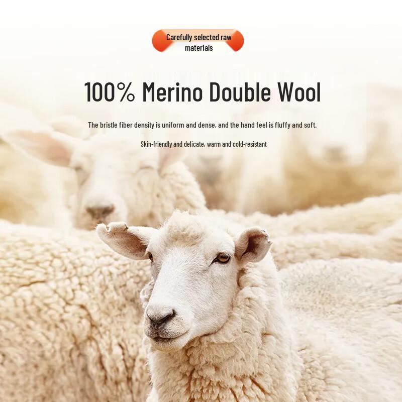 Antonio Men's 100% Pure Wool Round Neck Sweater