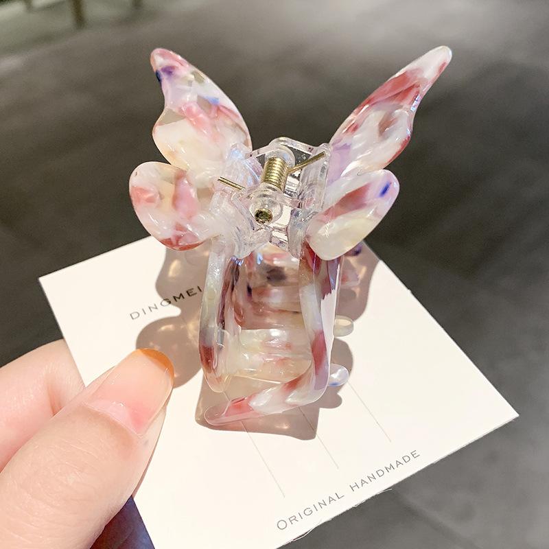 Tocado colorido de la pinza para el pelo de la muchacha de la mariposa del acetato Súper Hada