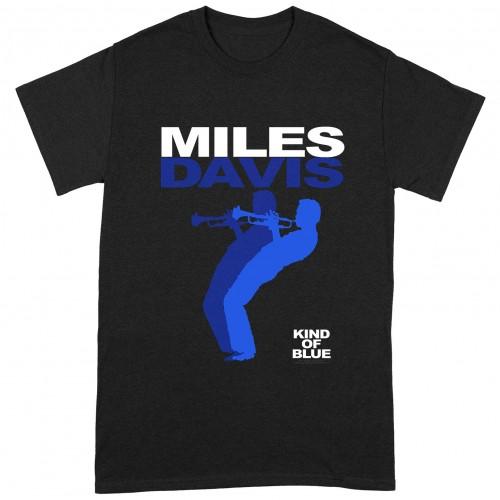 Miles Davis Unisex voksen type blå T-skjorte