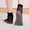 10 Pairs of Spring Summer Women's Soft Velvet Silk Socks with Non-Slip Bottom, Splice Transparent, Ultrathin and Breathable