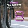 Aluminum Alloy Mountain Bike Pedals With Anti-Slip Butterfly Studs Hollow Design Cycling Accessories
