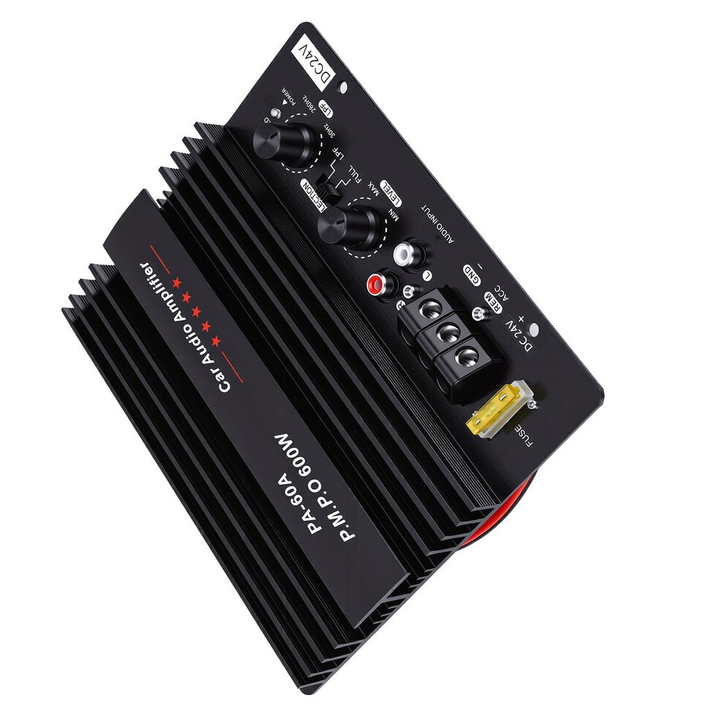 Car Sound Amplifier Board 600W High Power Subwoofer Amp Board Aluminium Alloy Lossless Subwoofer Bass Module