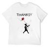 Thanksy Greeting Card For Sale Tshirt Graphic Vintage T-shirt Crewneck Campaign  Funny Novelty Home Eur Size